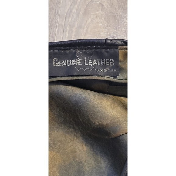 Vintage Bee Hats Genunie Leather Made In USA Flat Cap Newsboy Cap - Picture 5 of 10